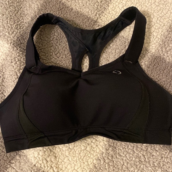 Brooks Moving Comfort Juno Wire Free Sports Bra Black 350025 Wireless 34C black - Picture 1 of 7